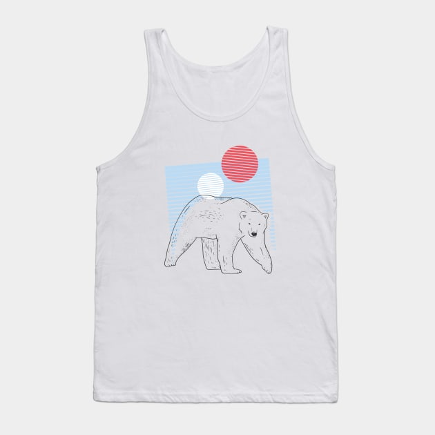 Polar Bear Tank Top by LR_Collections